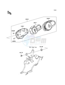 Z750R ABS ZR750PBF FR GB XX (EU ME A(FRICA) drawing Meter(s)