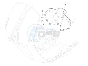 946 125 4T 3V ABS ARMANI (EMEA, APAC) drawing Front glove-box - Knee-guard panel