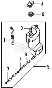 SHARK 50 drawing OIL TANK