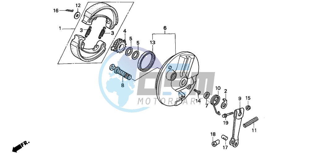 FRONT BRAKE PANEL