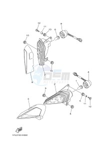 YFM700R YFM700RF RAPTOR 700R (2LS3) drawing HEADLIGHT