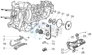 Beverly 250 (USA) USA drawing Pump group-oil pan