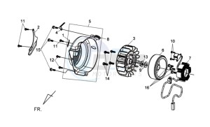 COMBIZ 50 drawing MAGNETO / FLYWHEEL