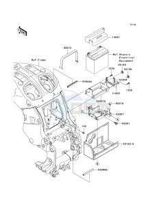 ZG 1400 A [CONCOURS 14 ABS] (8F-9F) A9F drawing BATTERY CASE