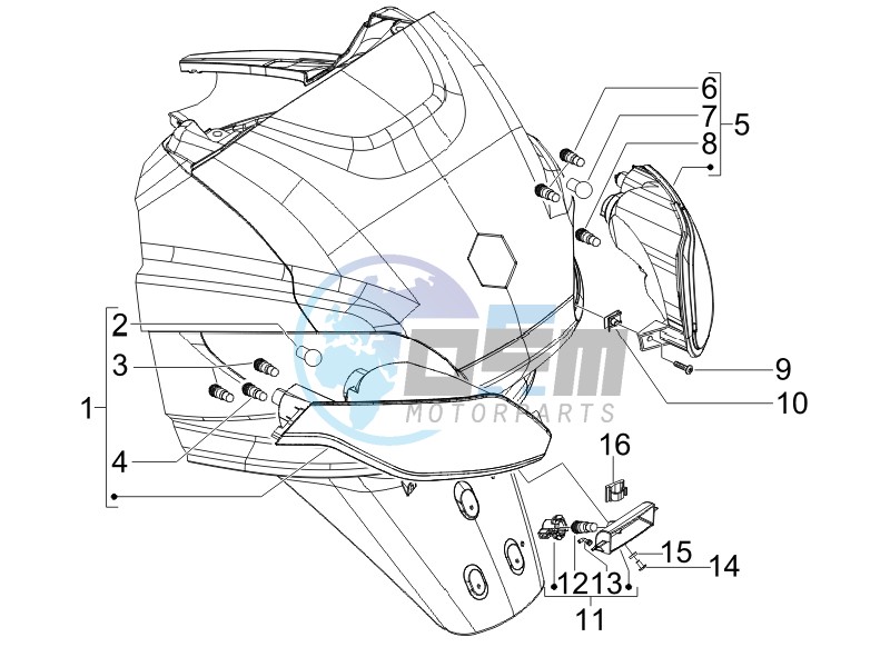 Tail light - Turn signal lamps