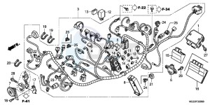 NC700XC drawing WIRE HARNESS