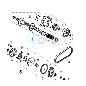 VCLIC BAEVP drawing CLUTCH WITHOUT SENSOR