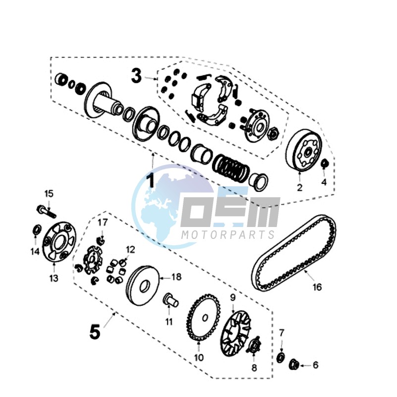 CLUTCH WITHOUT SENSOR