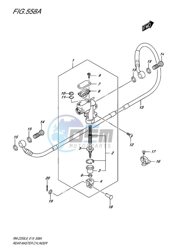 REAR MASTER CYLINDER