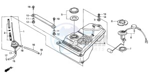 SH50D drawing FUEL TANK