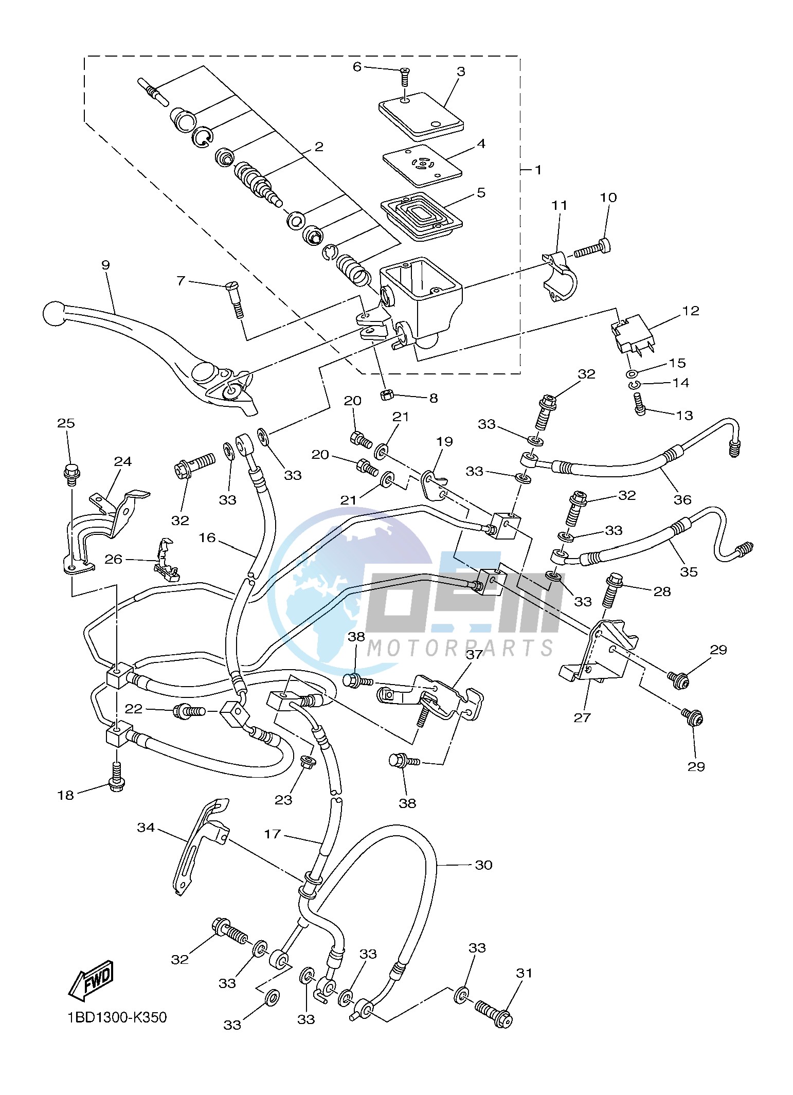 FRONT MASTER CYLINDER