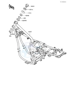 EX 305 B [GPZ 305] (B1) [GPZ 305] drawing FRAME