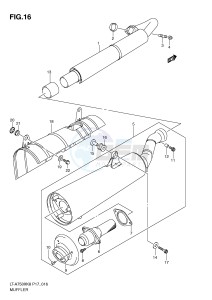 LT-A750X (P17) drawing MUFFLER