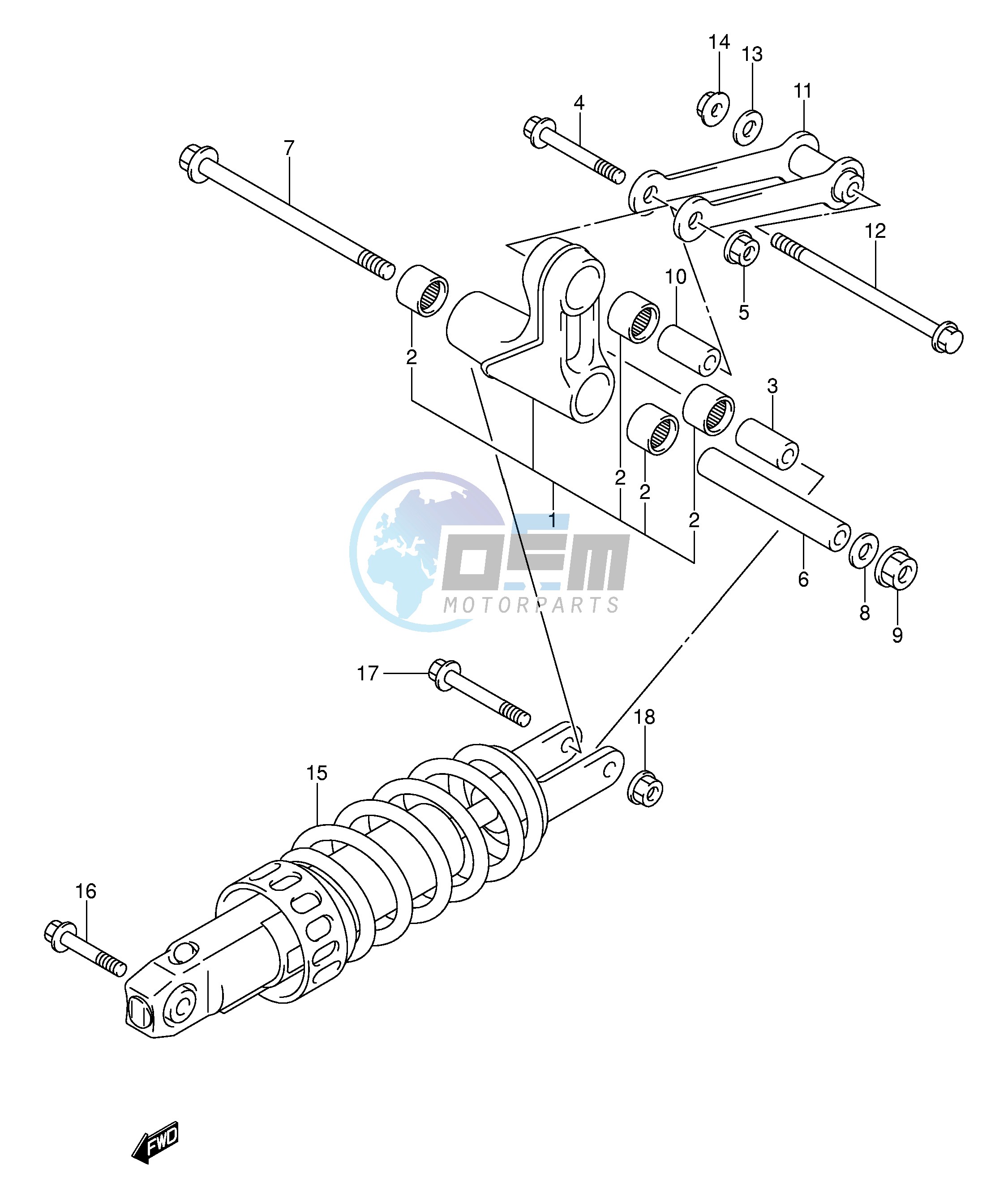 REAR CUSHION LEVER