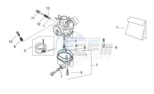 Sonic 50 H2O drawing Carburettor II