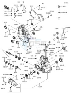 MULE SX 4x4 KAF400HJF EU drawing Gear Box