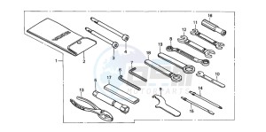 VT1100C2 drawing TOOLS