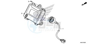 TRX500FE1H Europe Direct - (ED) drawing METER