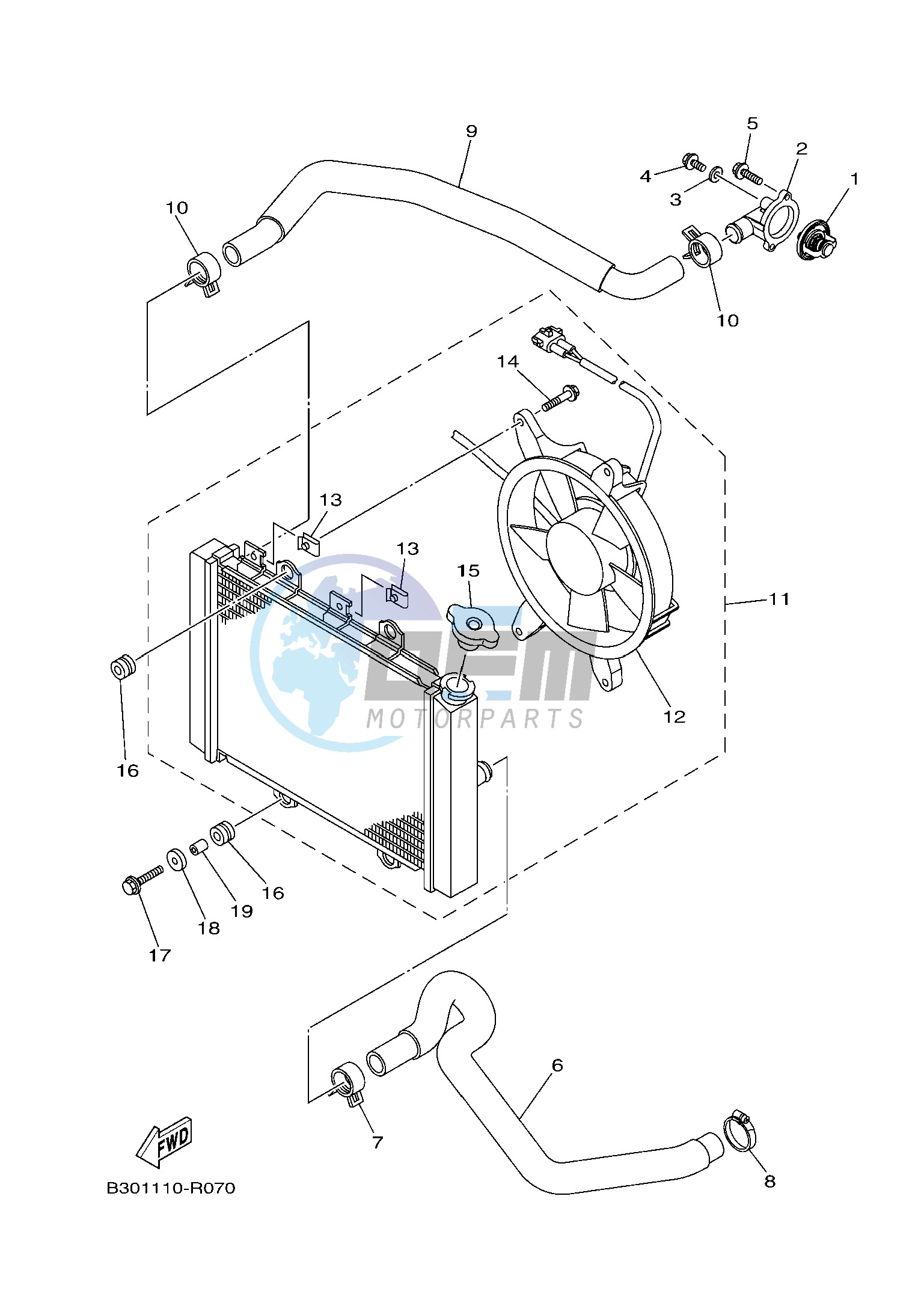 RADIATOR & HOSE