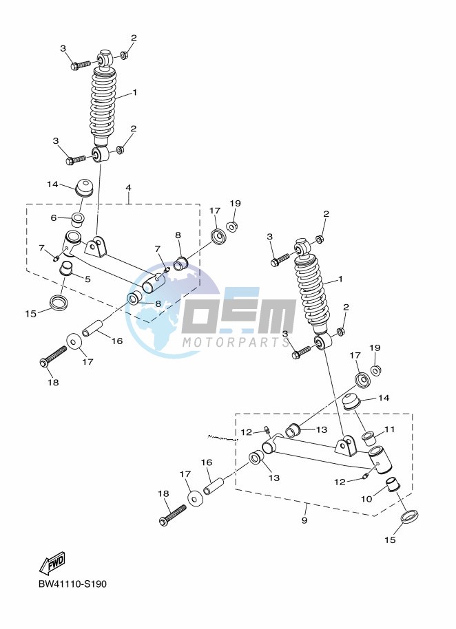 FRONT SUSPENSION & WHEEL