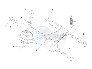 LX 150 4T 3V IE NOABS E3 (APAC) drawing Swinging arm