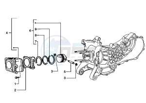 ET4 125 drawing Cylinder - Piston