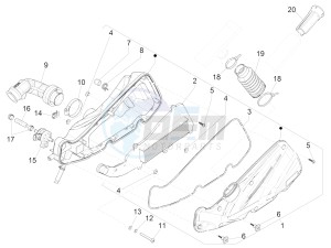 LIBERTY 150 150 IGET 4T 3V IE ABS (NAFTA) drawing Air filter