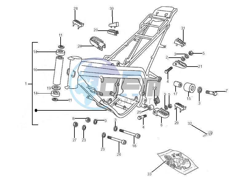 Frame bodywork