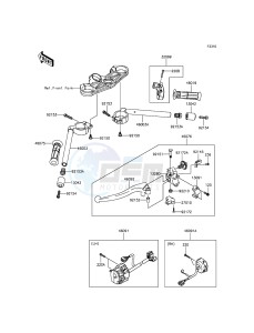 NINJA_ZX-6R ZX636EDF FR GB XX (EU ME A(FRICA) drawing Handlebar