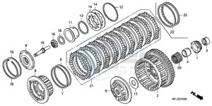 CBR1000RA9 Australia - (U / ABS SPC) drawing CLUTCH