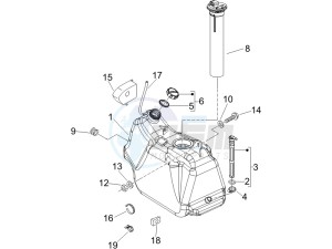 X9 250 Evolution drawing Fuel Tank