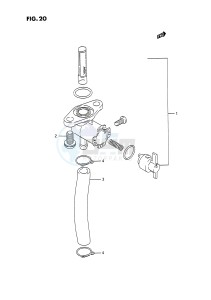 RM125 (E3) drawing FUEL COCK