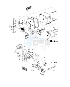 KH 100 B (B7-B8) drawing TAILLIGHT_TURN SIGNALS