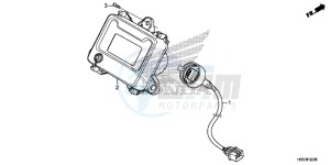 TRX420TE1E TRX420 ED drawing METER