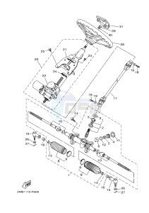 YXE700E YXE70WPHH (2MBG) drawing STEERING