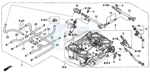 VFR800A drawing THROTTLE BODY (ASSY.)