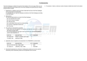 YBR125EGS YBR125G (43BL) drawing Infopage-4