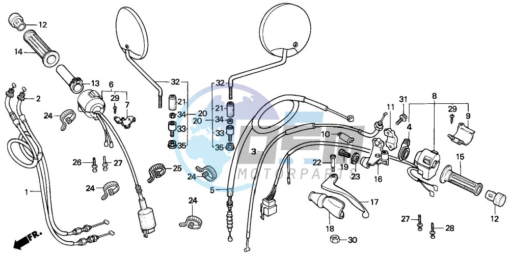 HANDLE LEVER/SWITCH/ CABLE