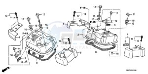 VT750C9 Korea - (KO / MK) drawing CYLINDER HEAD COVER