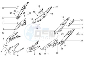 Runner 200 VXR 4t e3 drawing Side cover - Spoiler