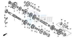 TRX300EX SPORTRAX 300EX drawing TRANSMISSION