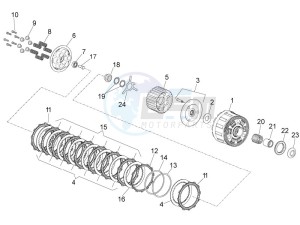 RSV4 1000 Racing Factory E4 ABS (EMEA, LATAM) drawing Clutch