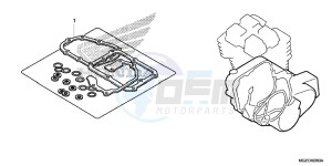 CB500FAE CB500F ABS UK - (E) drawing GASKET KIT B