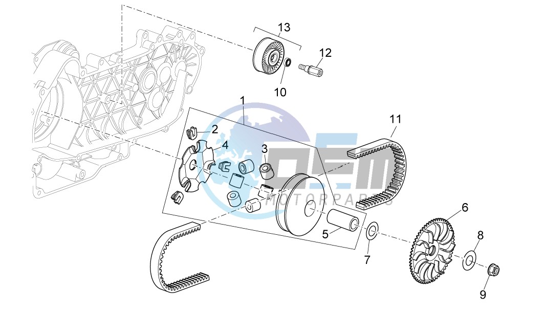 Variator assembly