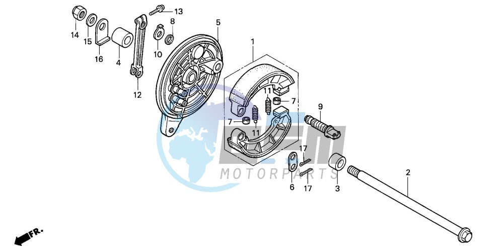 REAR BRAKE PANEL