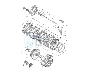 WR F 250 drawing CLUTCH