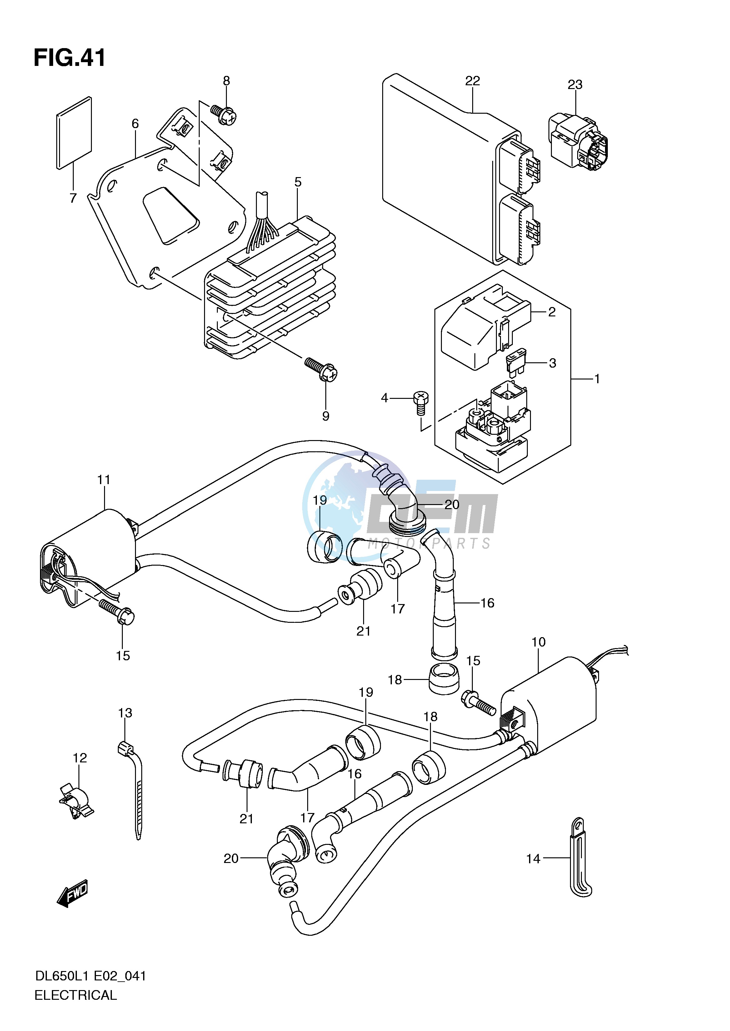 ELECTRICAL (DL650UEL1 E19)