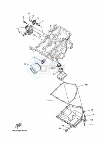 MT-03 MTN320-A (B6W3) drawing OIL PUMP