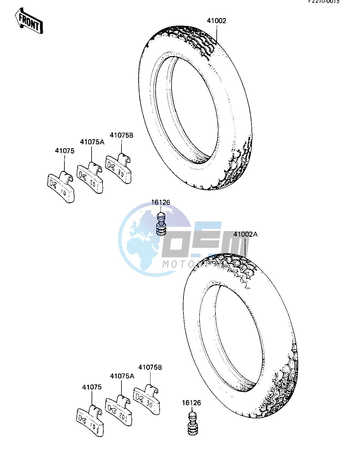 TIRES -- 81 -82 KZ750-E2_E3- -