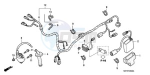 CRF450X9 U drawing WIRE HARNESS